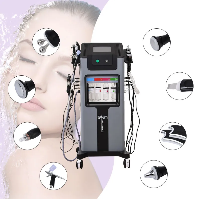 Profesyonel 8 in 1 Cilt Bakım ve Hydrafacial Cihazı - Güzellik Salonu Tipi - Lazer Cihazı