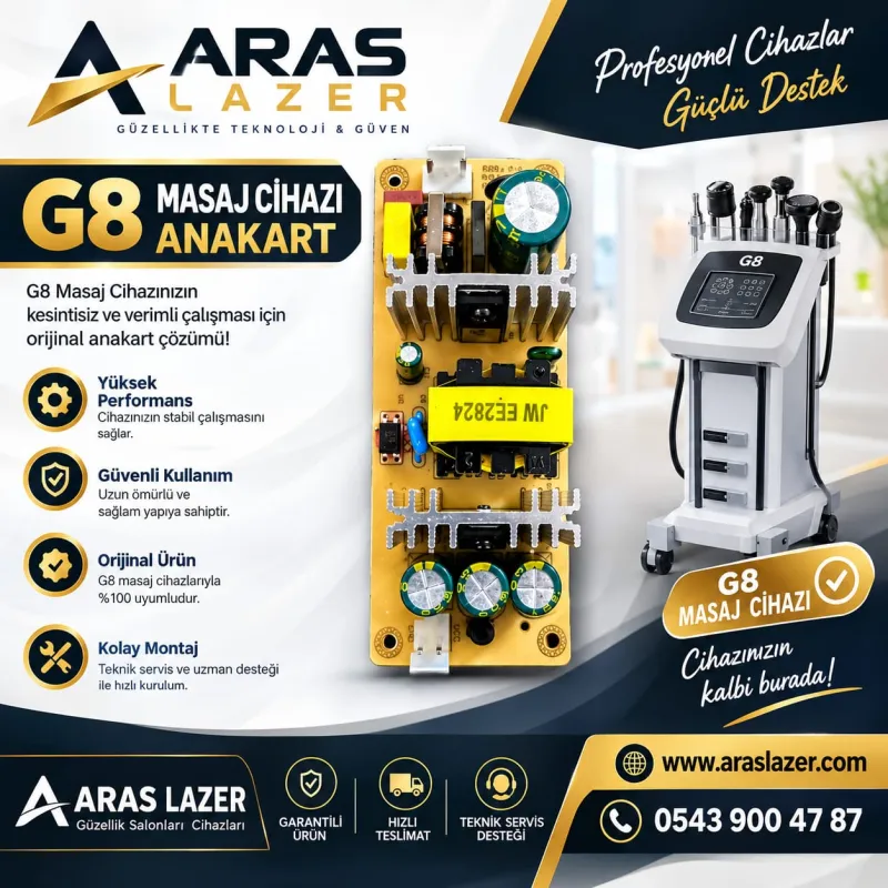 G8 Elektronik Kart &amp; SMPS Güç Kartı Fiyatı | Orijinal Yedek Parça - Lazer Cihazı